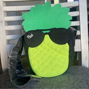 Victoria’s Secret PINK Pineapple shaped Cooler bag! Crossbody strap lunch bag